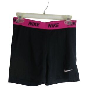 Nike Activewear Shorts Womens Black Stretch Athletic Gym‎ Training Elastic Waist